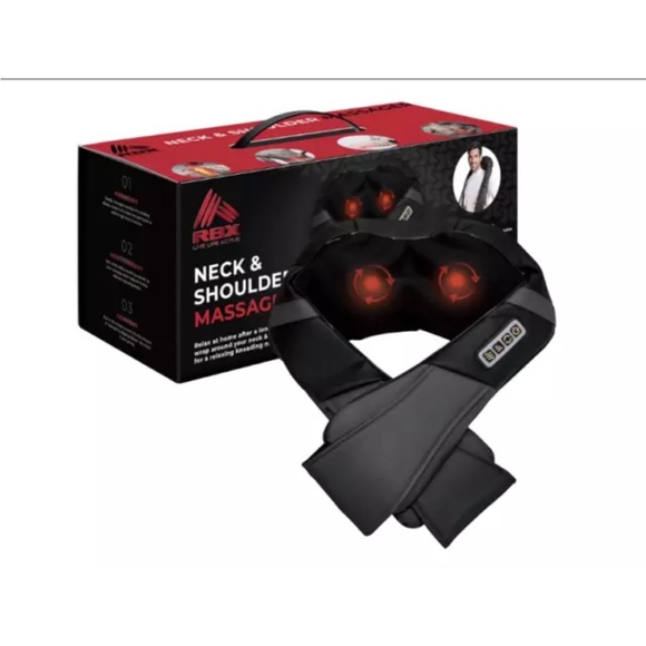 RBX Neck & Shoulder Massager Shiatsu Massage Soothing Heat Arm Straps NEW - Picture 6 of 6